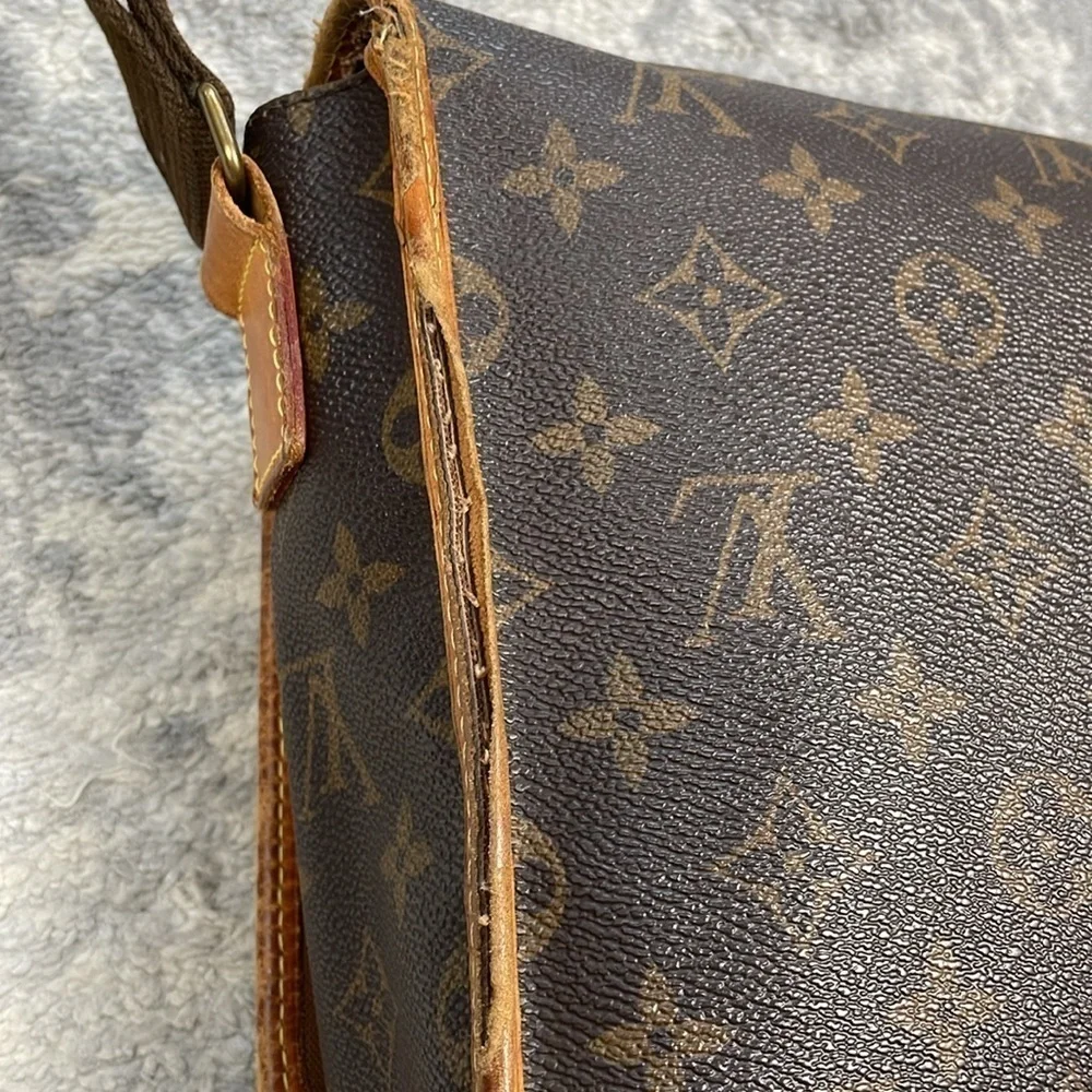 Louis Vuitton Messenger Bosphore PM M40106 Monogram Canvas Crossbody Bag Brown